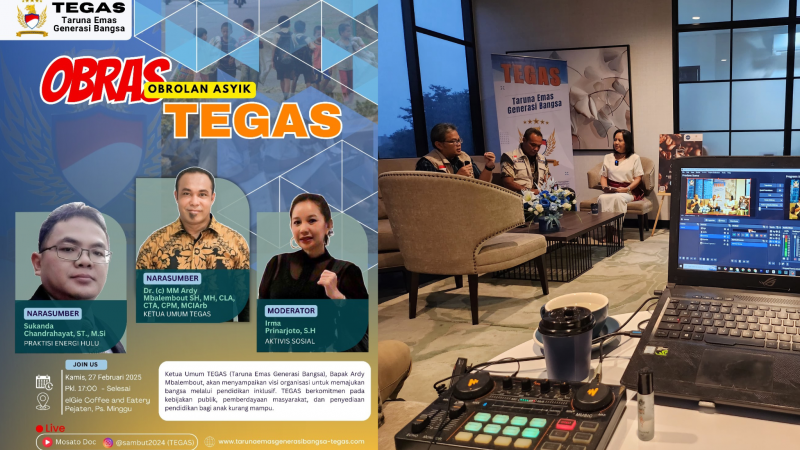 Luncurkan Podcast, TEGAS Siap Bangun Kemitraan Strategis, Kolaborasi dengan KADIN untuk Pendidikan Inklusif