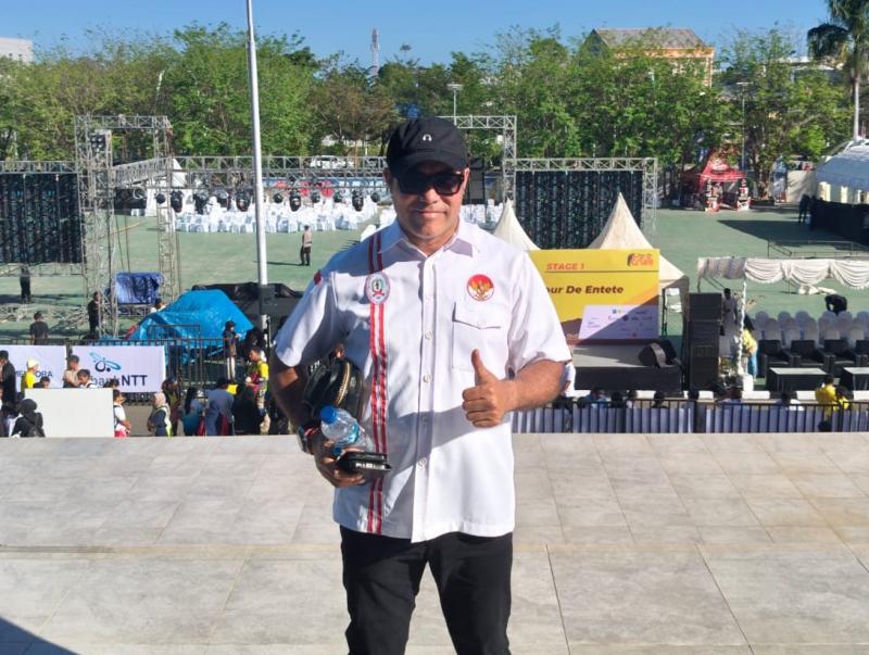 Petinggi PB ISSI Hadiri Pembukaan dan Pelepasan Stage 1 Tour de EnTeTe 2025 di Kupang